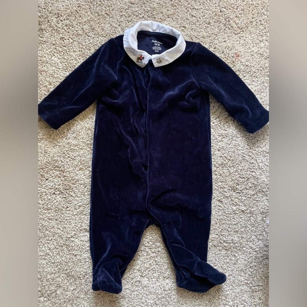 Ralph Lauren Velour Coverall- 3M